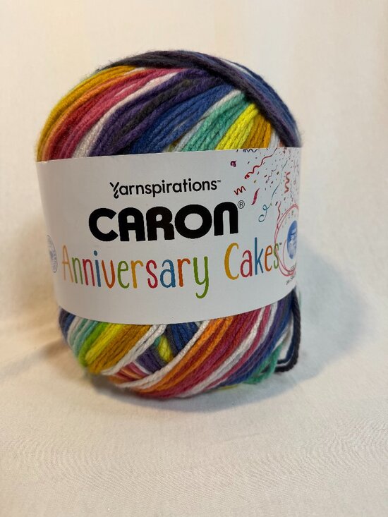 Caron Other - Caron Anniversary Jumbo Cakes Yarn Prismatic NWT 1061 Yds Super Bulky Limited Ed